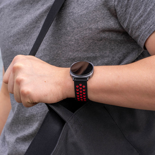 Samsung Galaxy Watch 8 - 44mm Sport Strap (Black/Red)