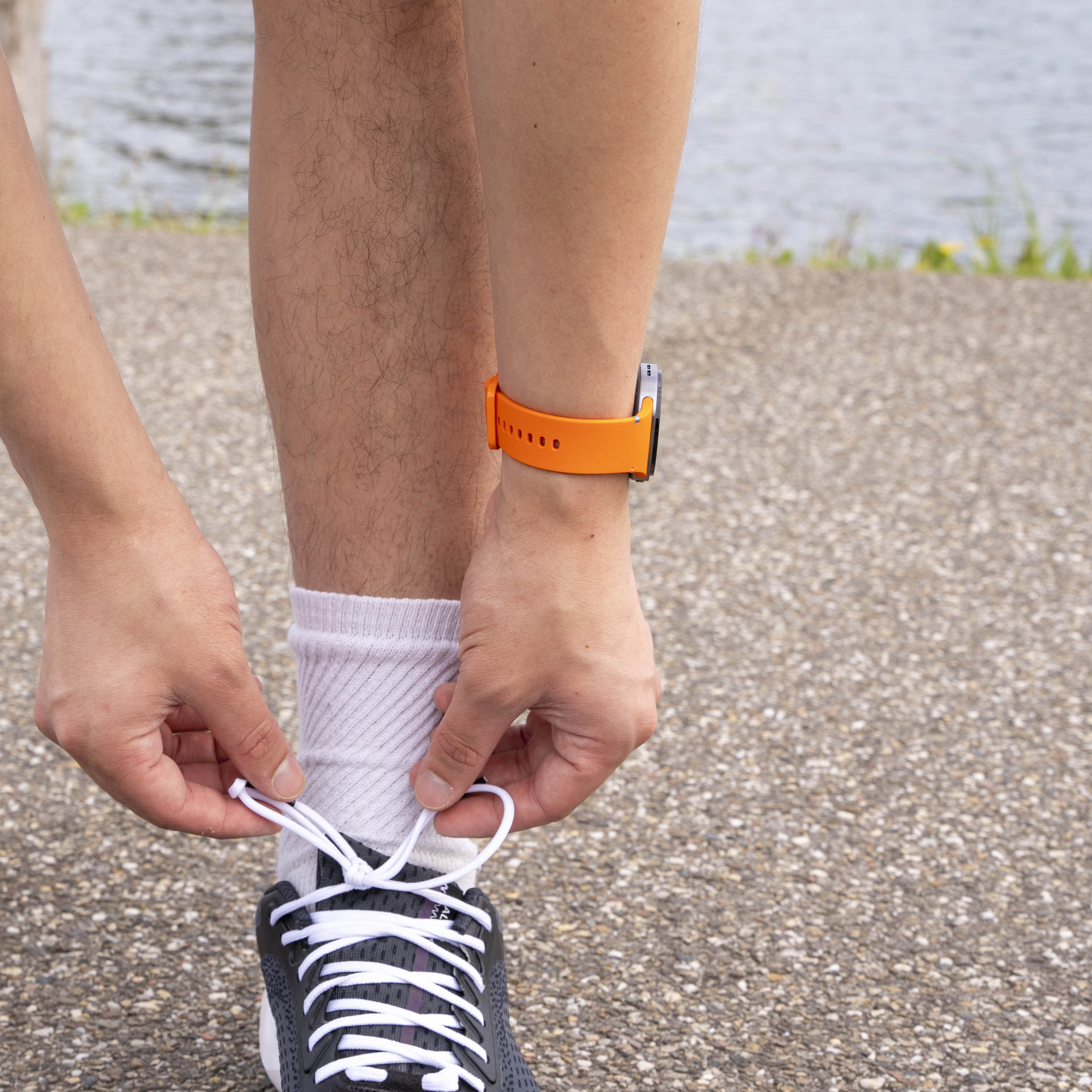 Samsung Galaxy Watch 8 - 44mm siliconen bandje (oranje)