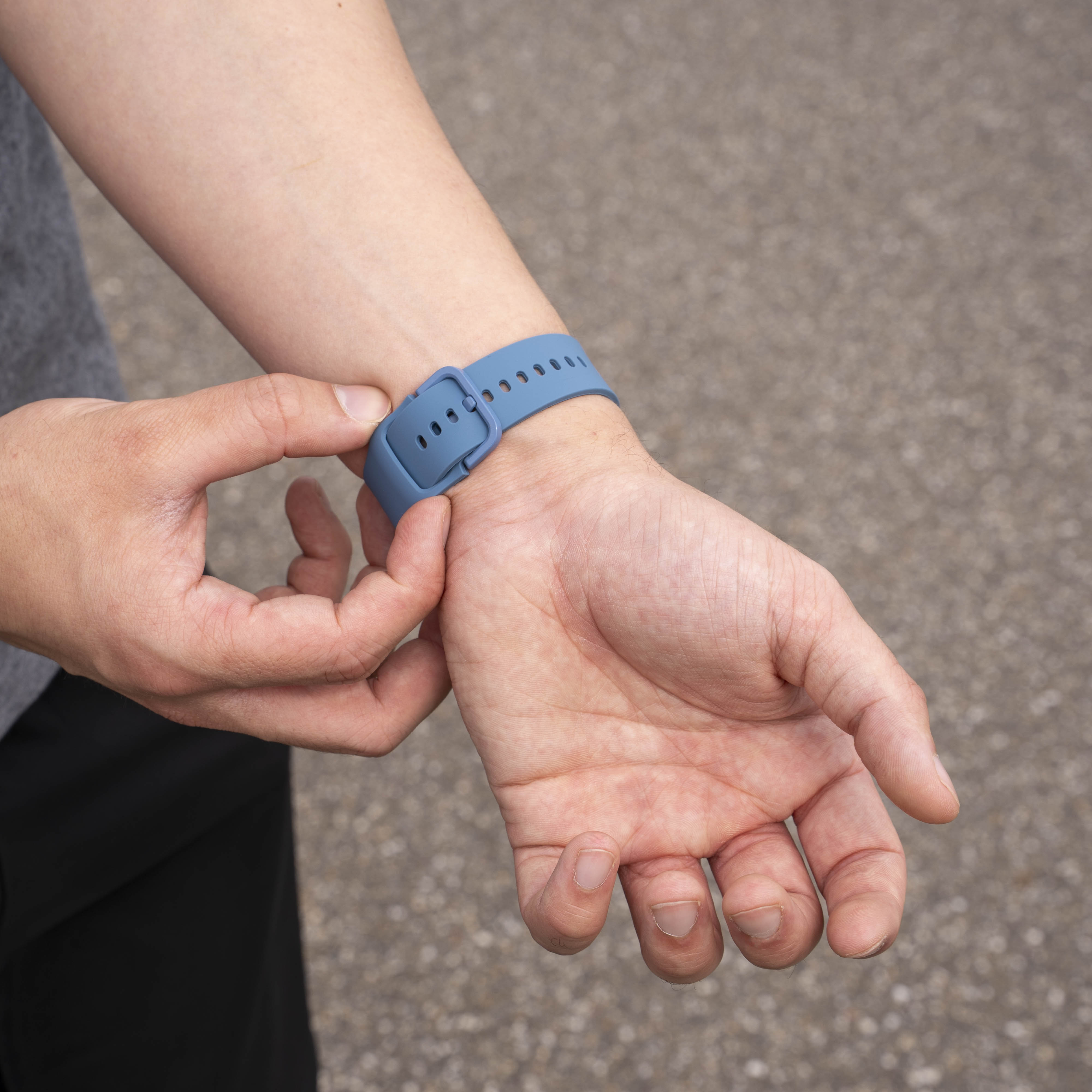 Samsung Galaxy Watch 8 - 44mm siliconen bandje (blauw)