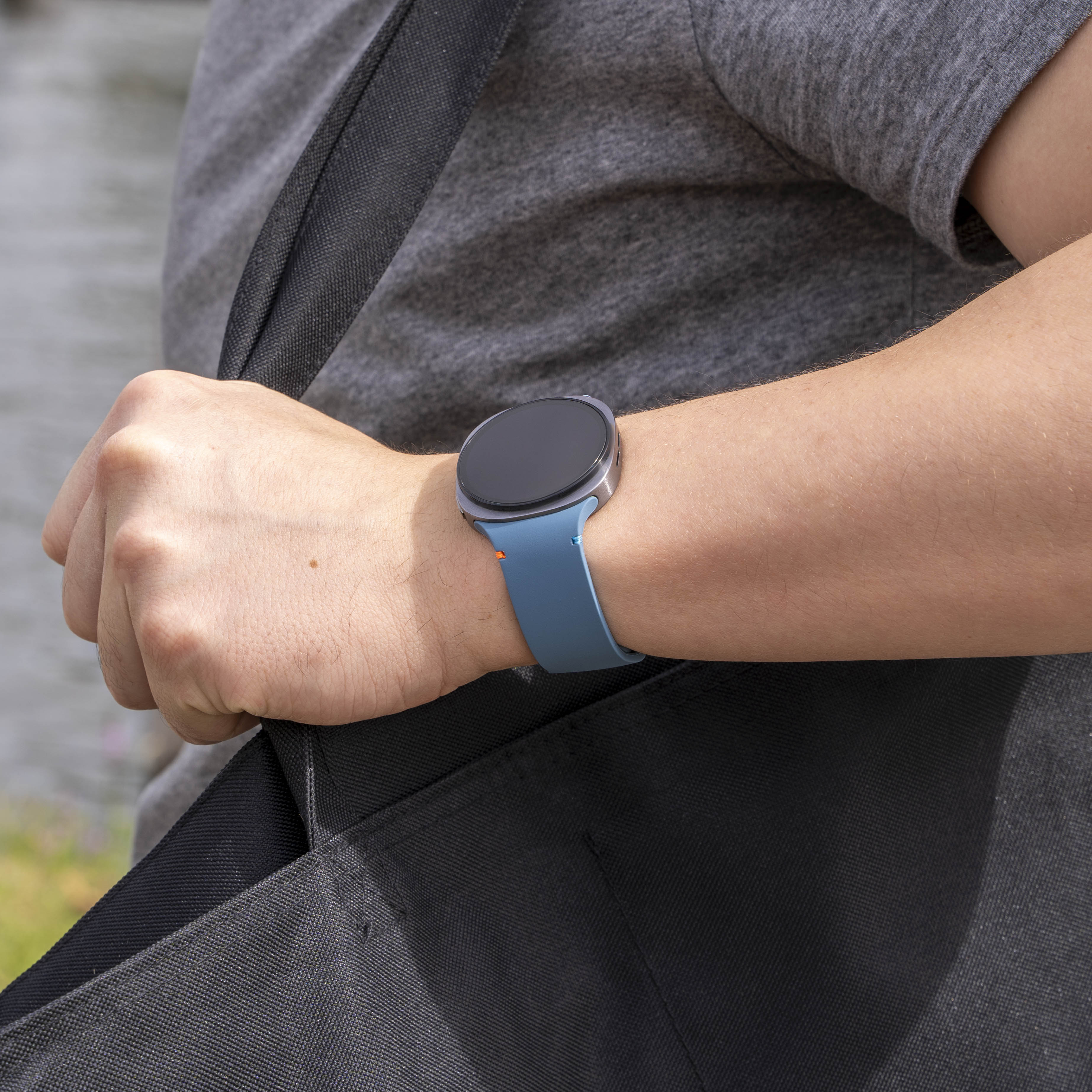 Samsung Galaxy Watch 8 - 44mm siliconen bandje (blauw)