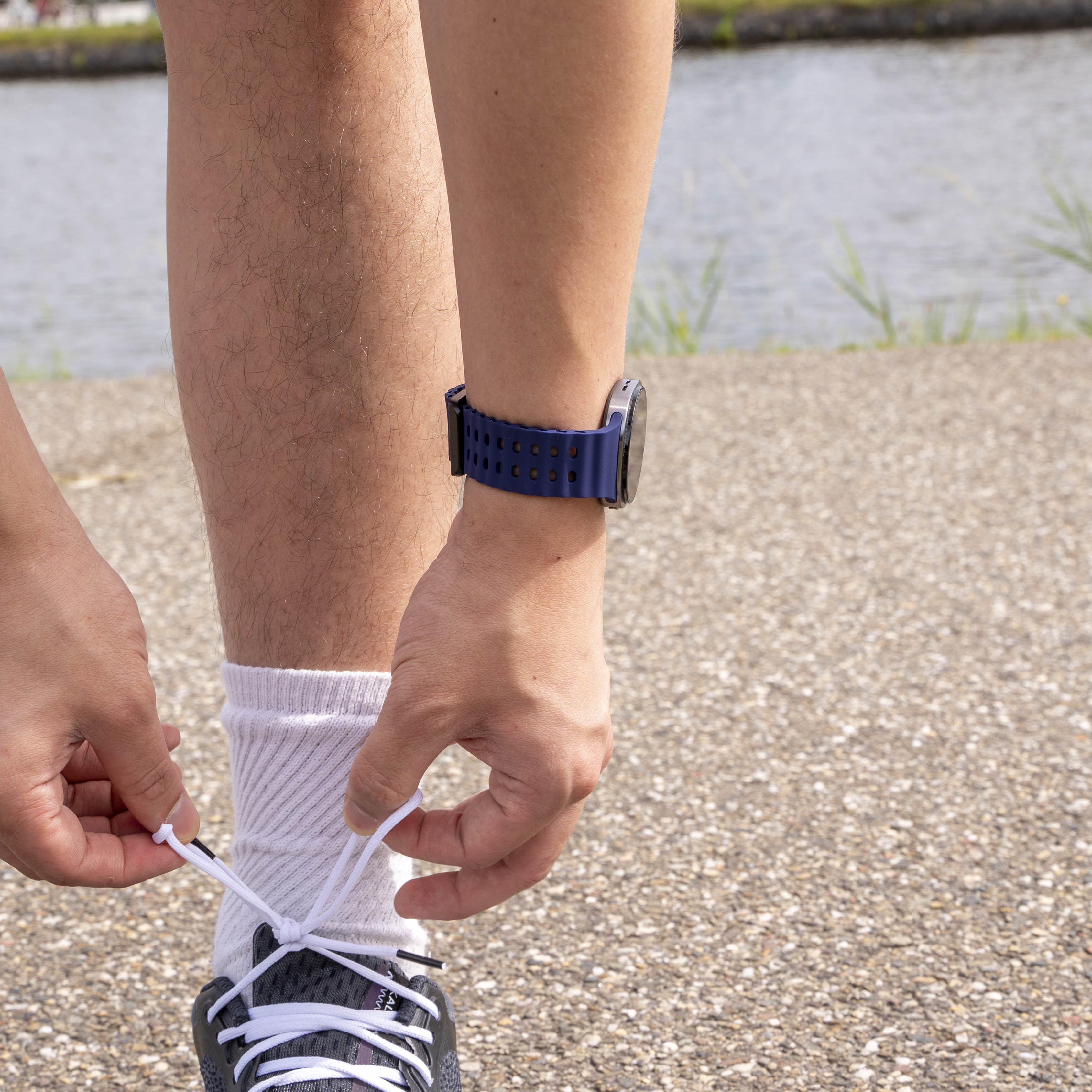 Samsung Galaxy Watch 8 - 44mm Ocean bandje (donkerblauw)