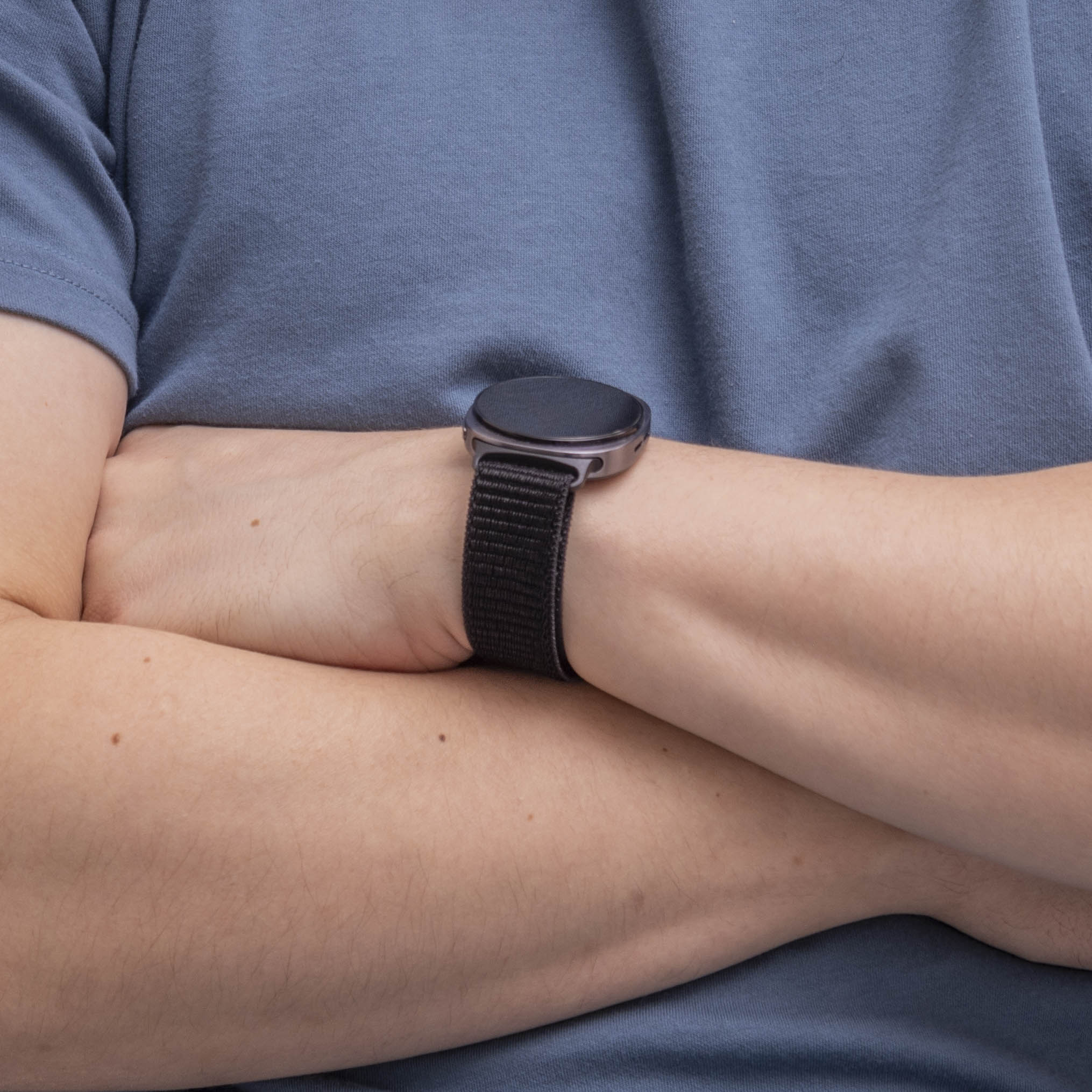  Samsung Galaxy Watch 8 Classic nylon bandje (zwart)