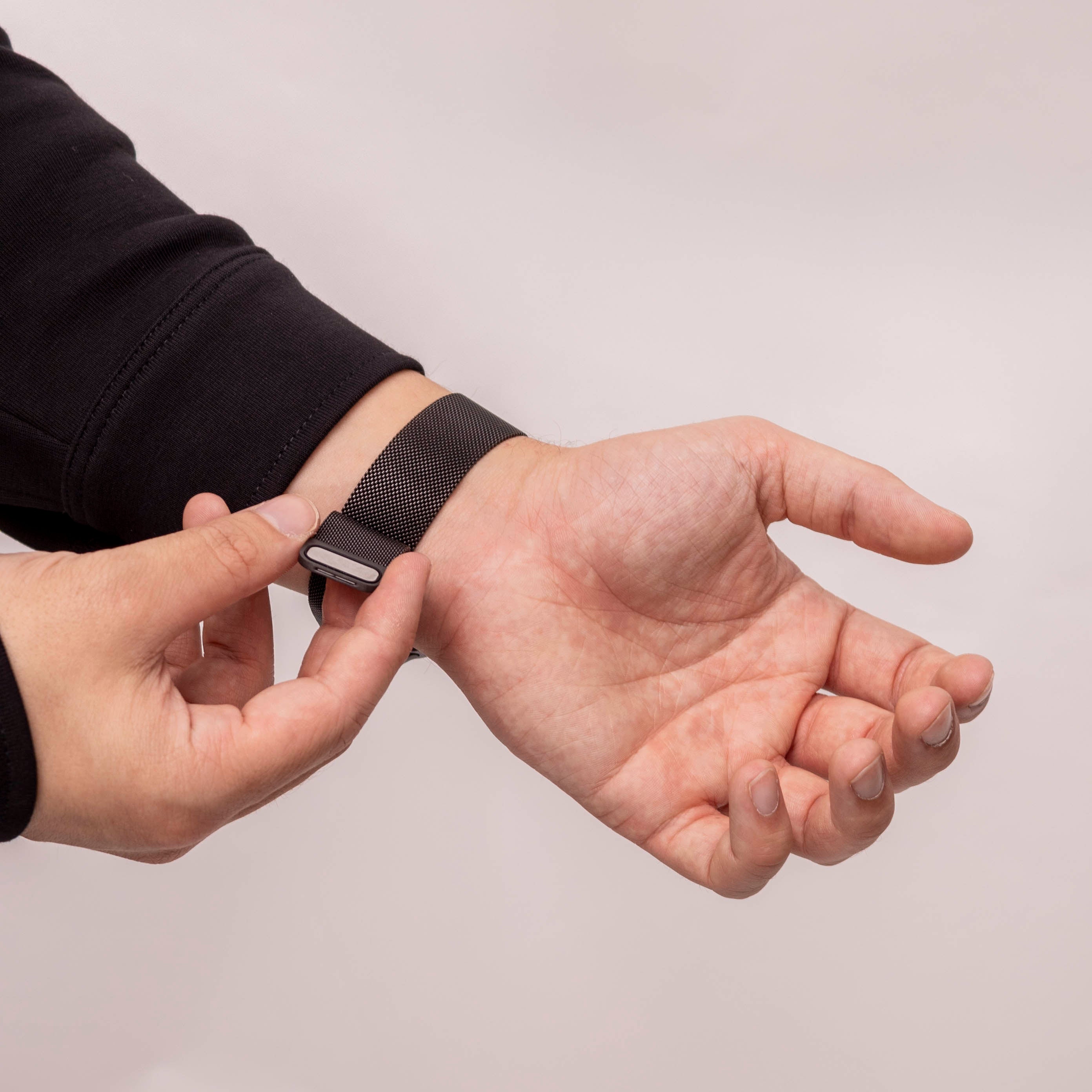 Samsung Galaxy Watch 8 Classic Milanese band (zwart)