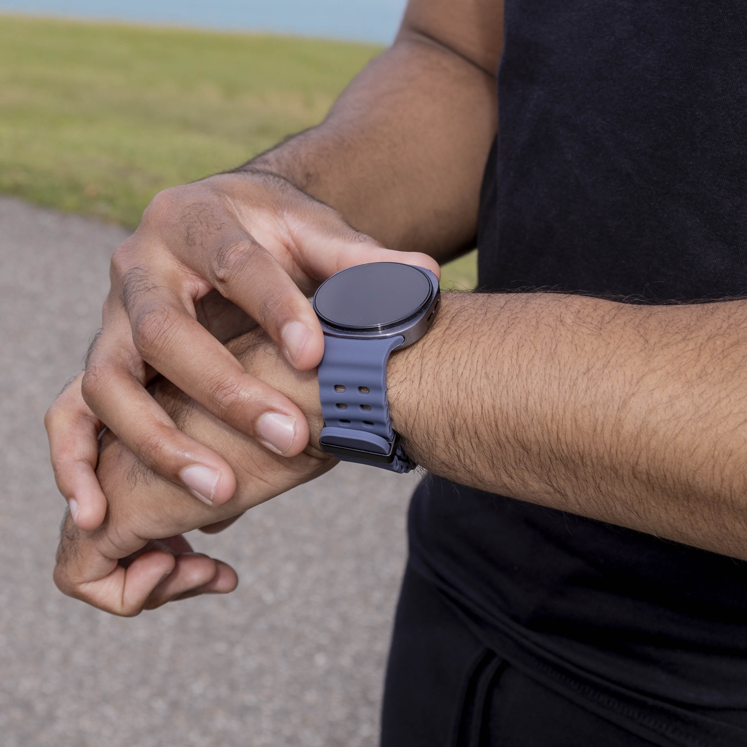 Samsung Galaxy Watch 8 - 40mm Ocean bandje (grijsblauw)