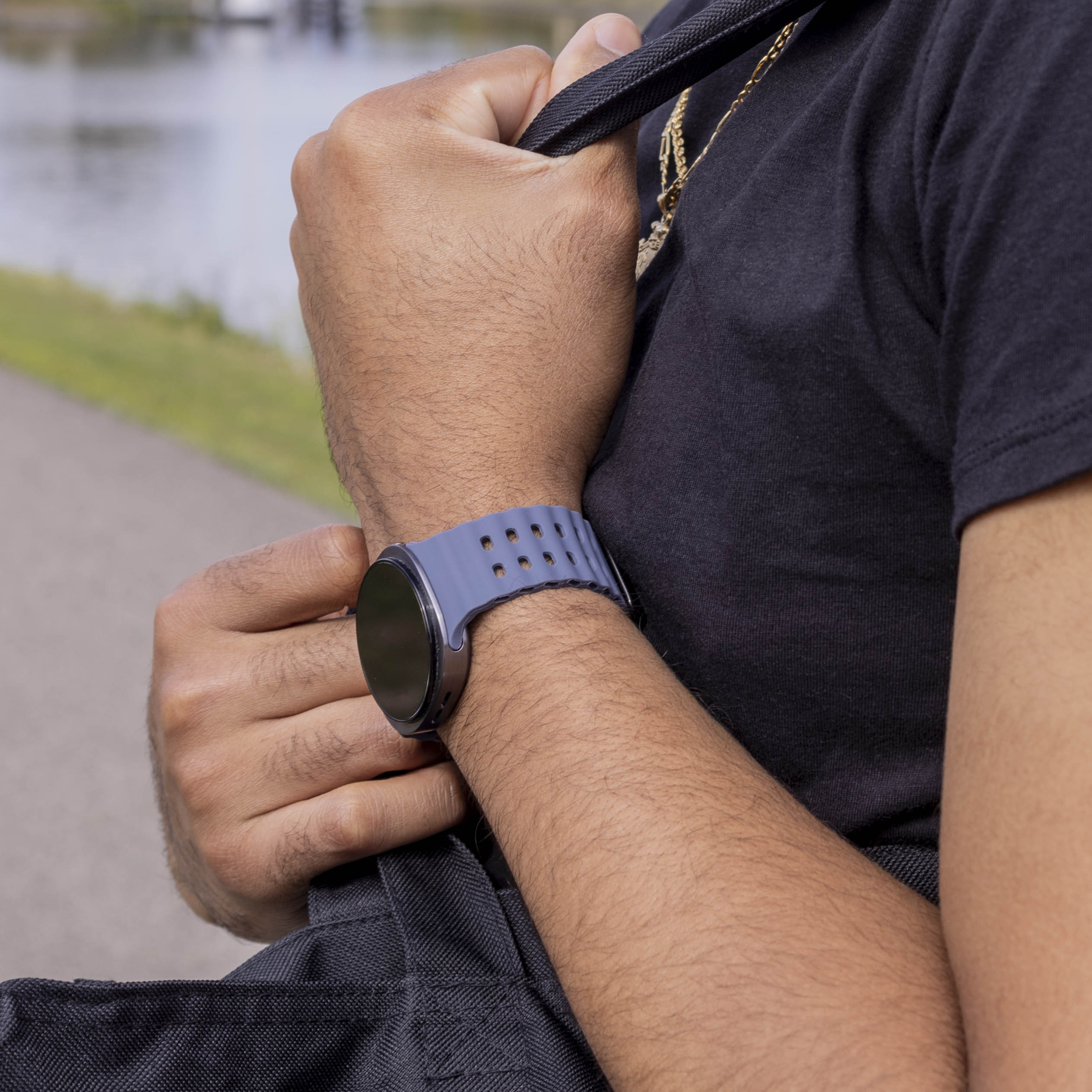 Samsung Galaxy Watch 8 Classic Ocean bandje (grijsblauw)