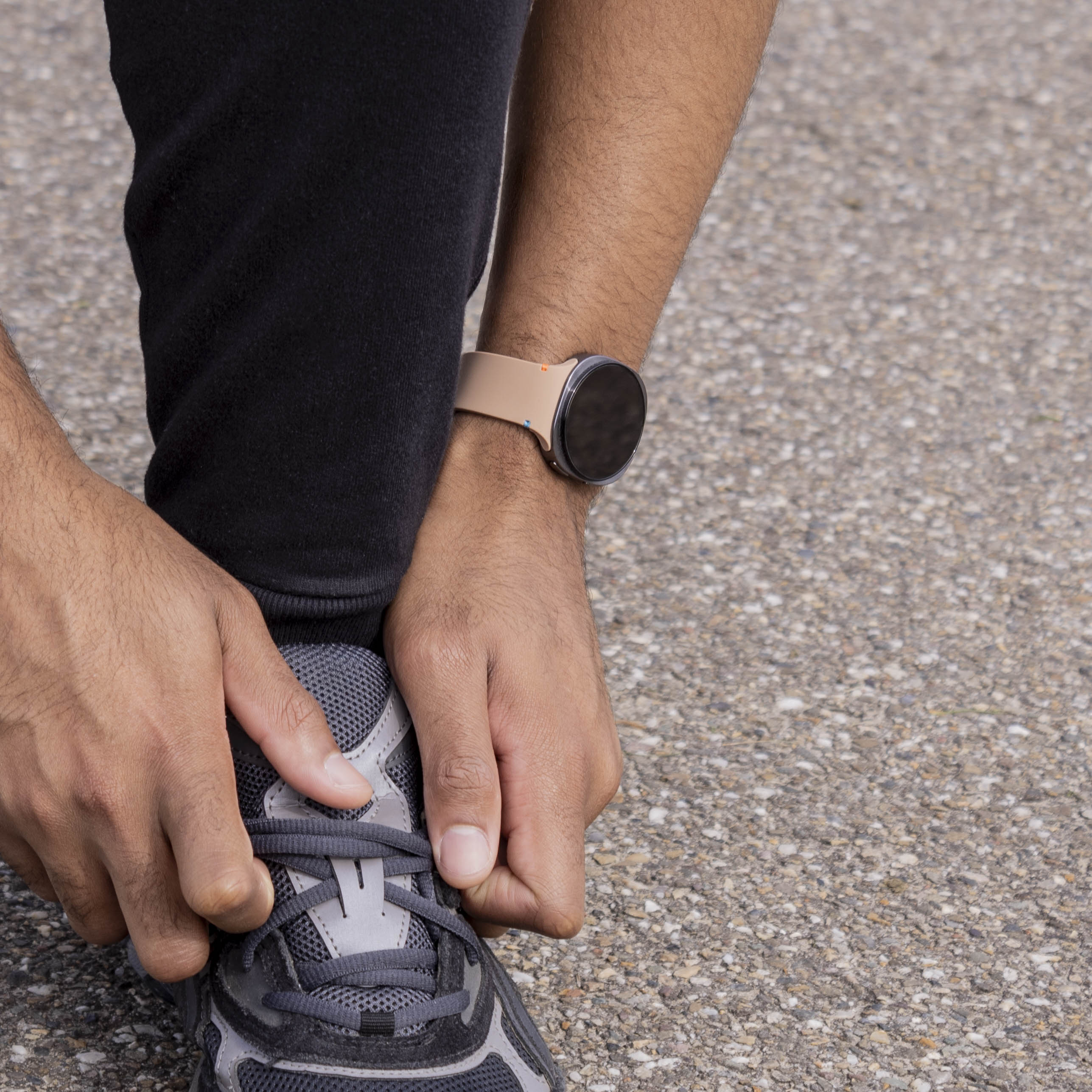 Samsung Galaxy Watch 8 - 44mm siliconen bandje (beige)