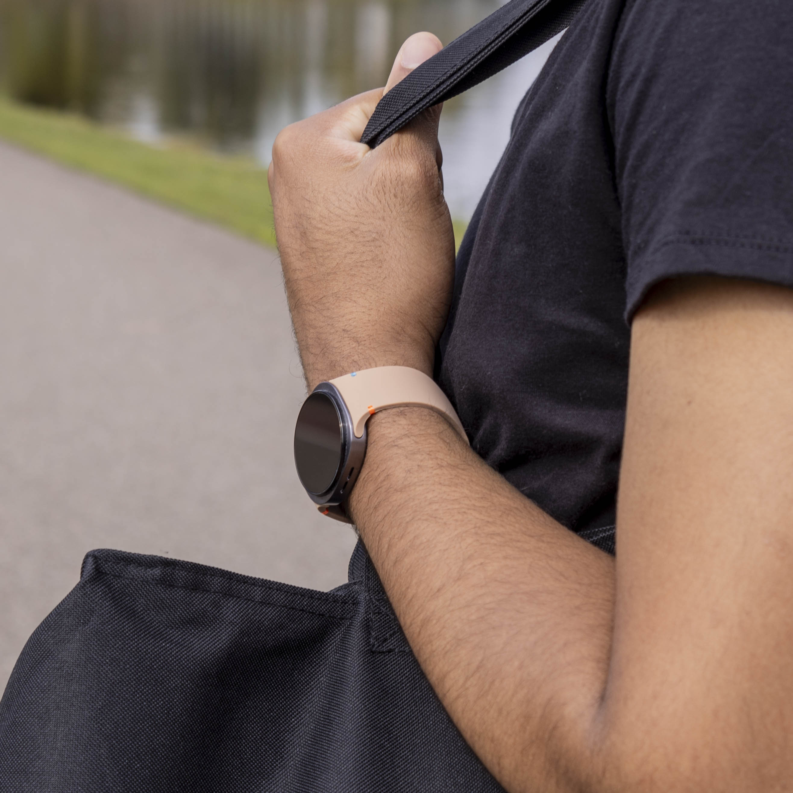 Samsung Galaxy Watch 8 Classic siliconen bandje (beige)