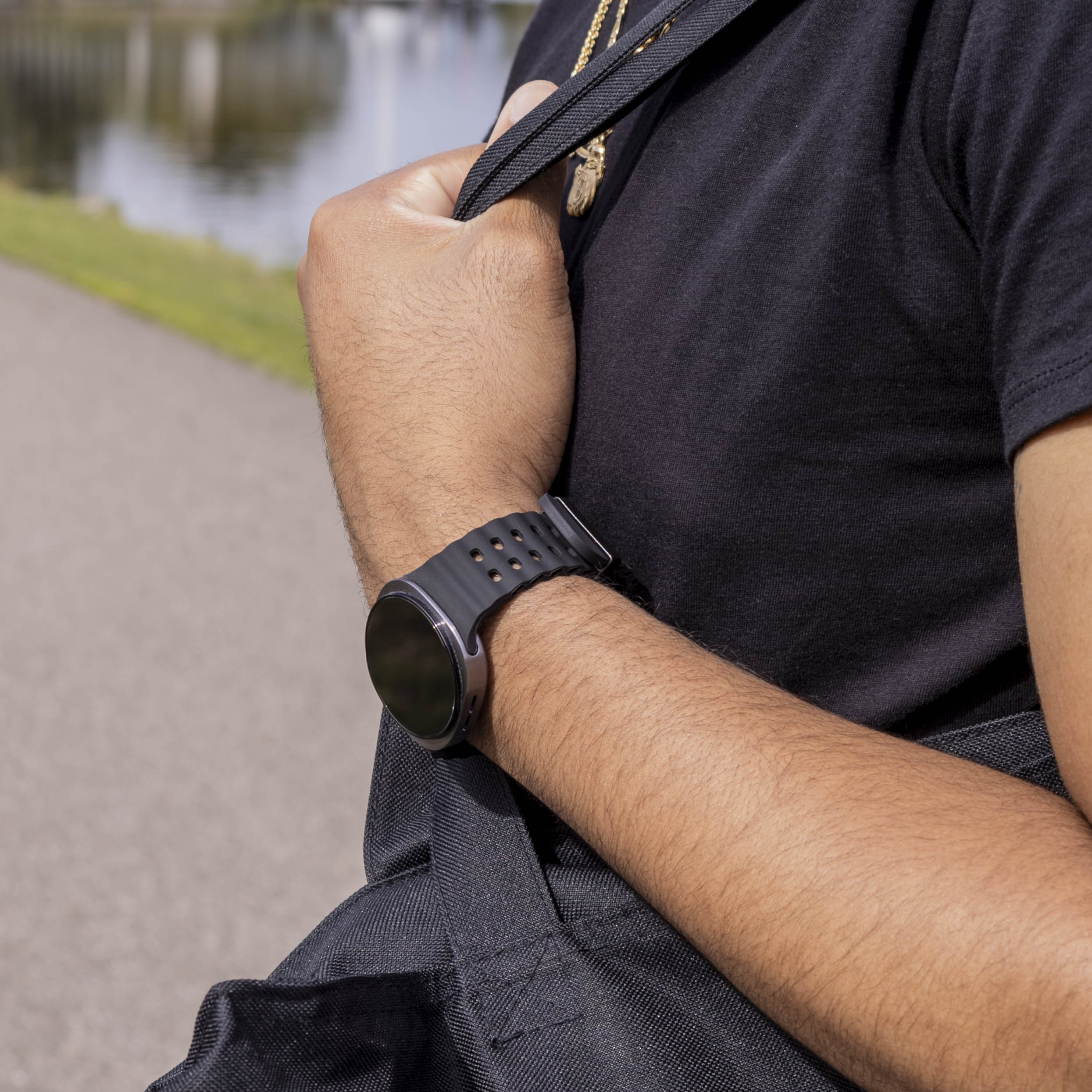 Samsung Galaxy Watch 8 Classic Ocean Strap (Black)