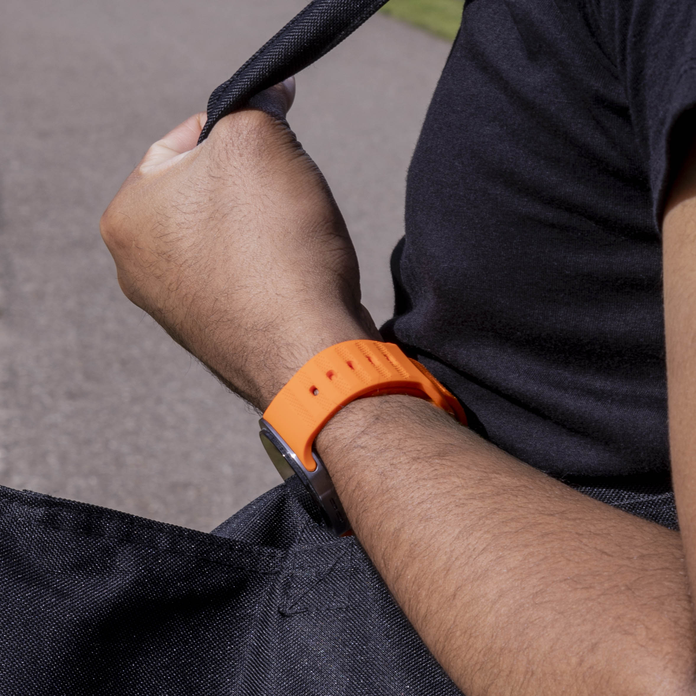 Samsung Galaxy Watch 8 Classic outdoor siliconen bandje (oranje)