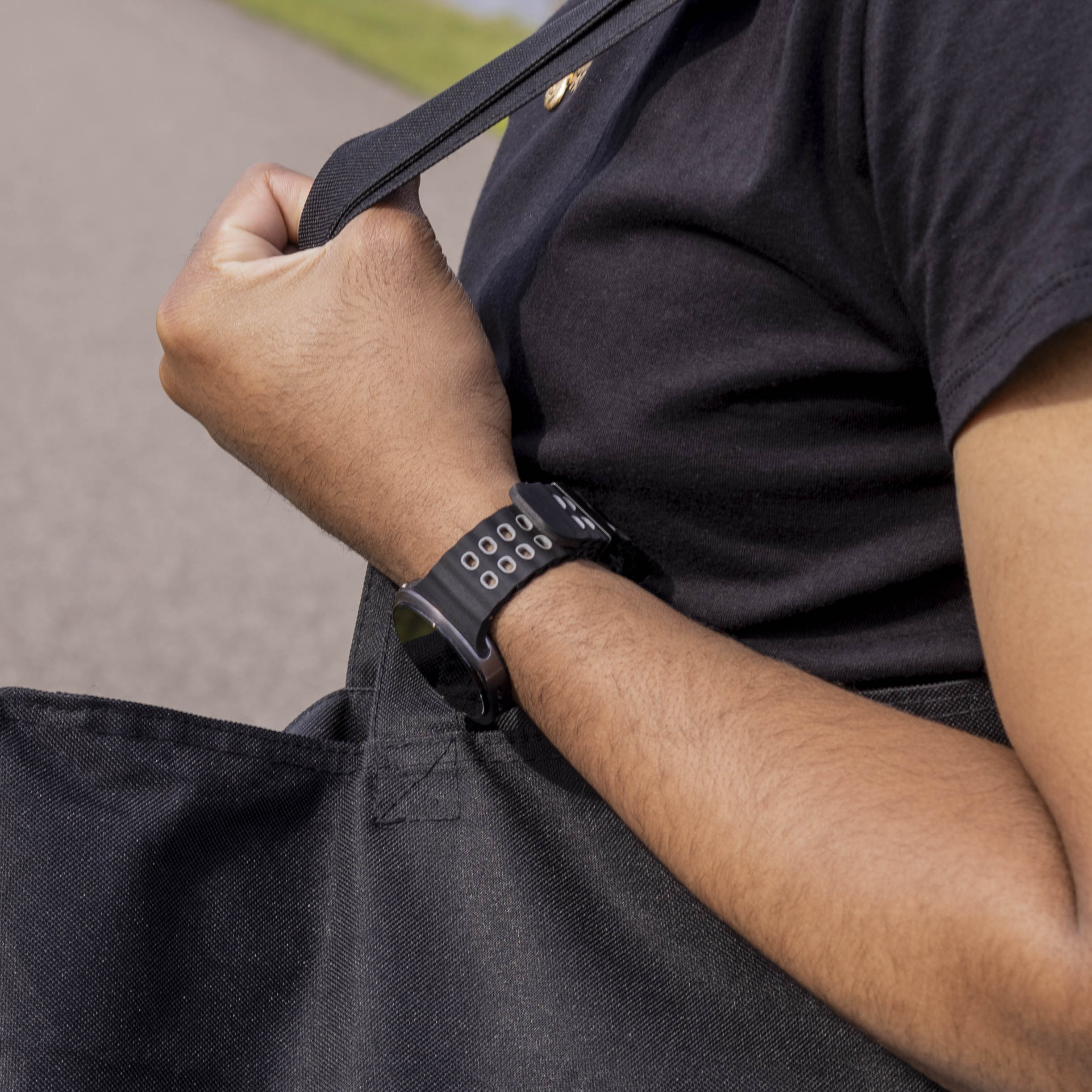 Samsung Galaxy Watch 8 - 40mm Ocean bandje (zwart/grijs)