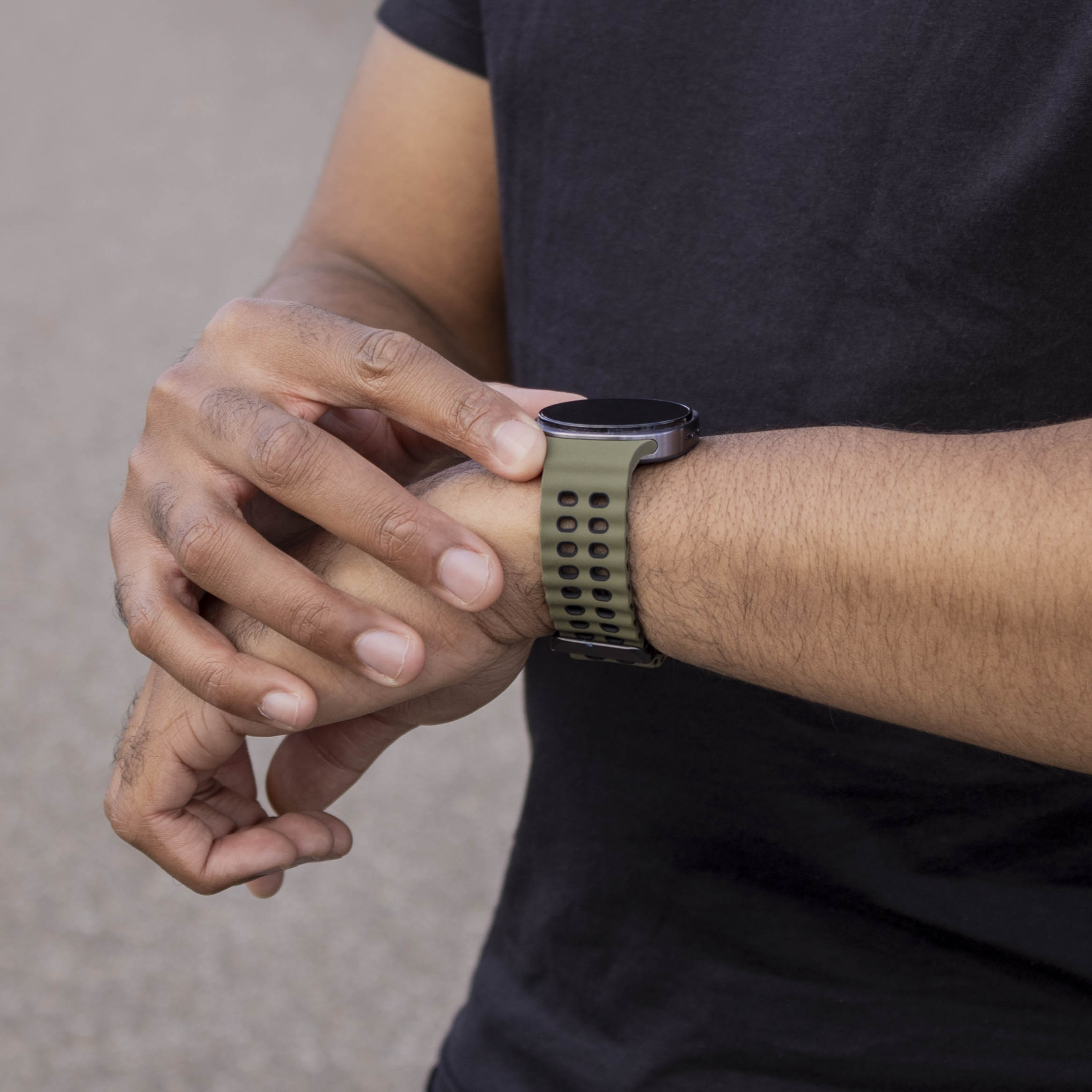 Samsung Galaxy Watch 8 Classic Ocean Strap (Green/Black)