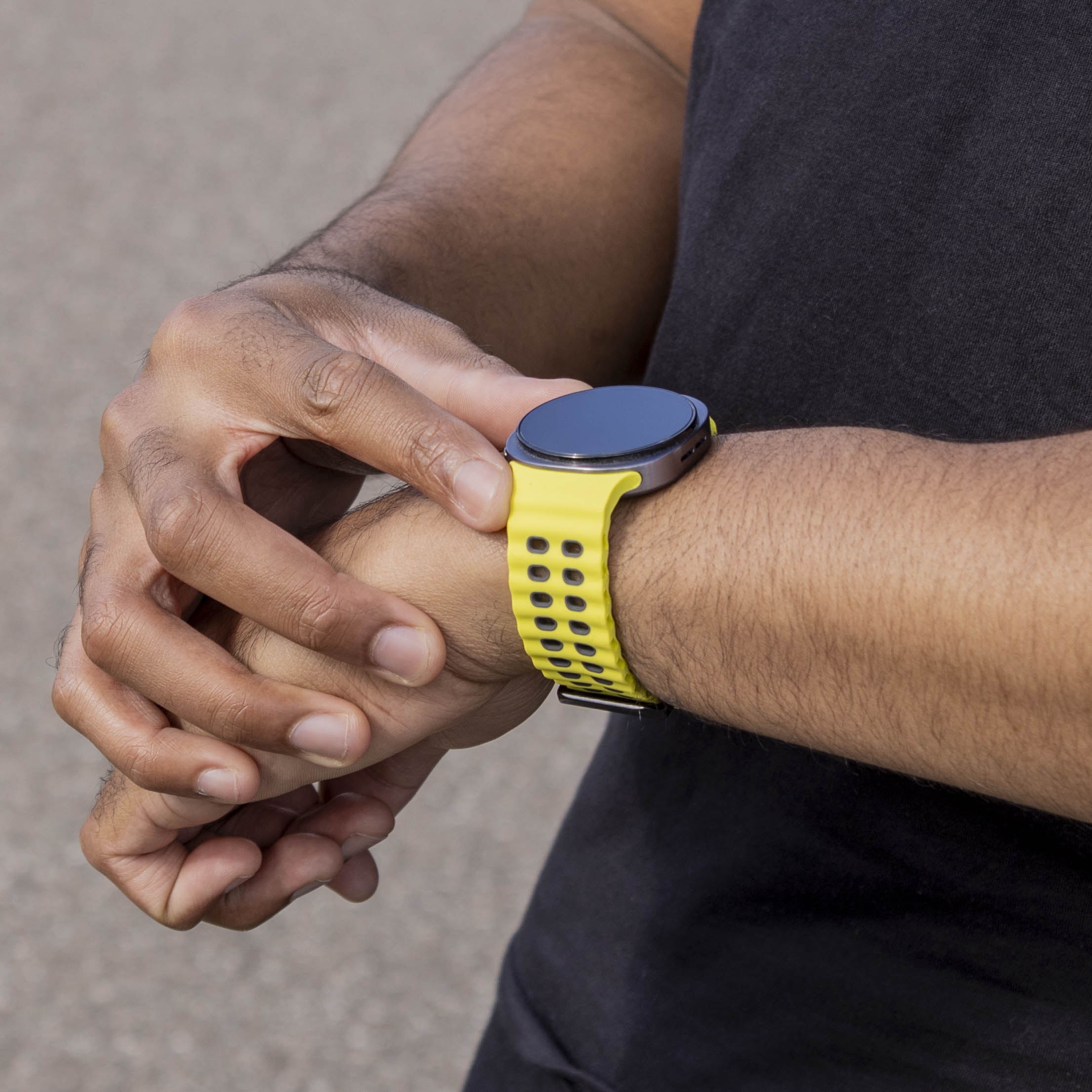 Samsung Galaxy Watch 8 - 44mm Ocean Strap (Lime/Grey)