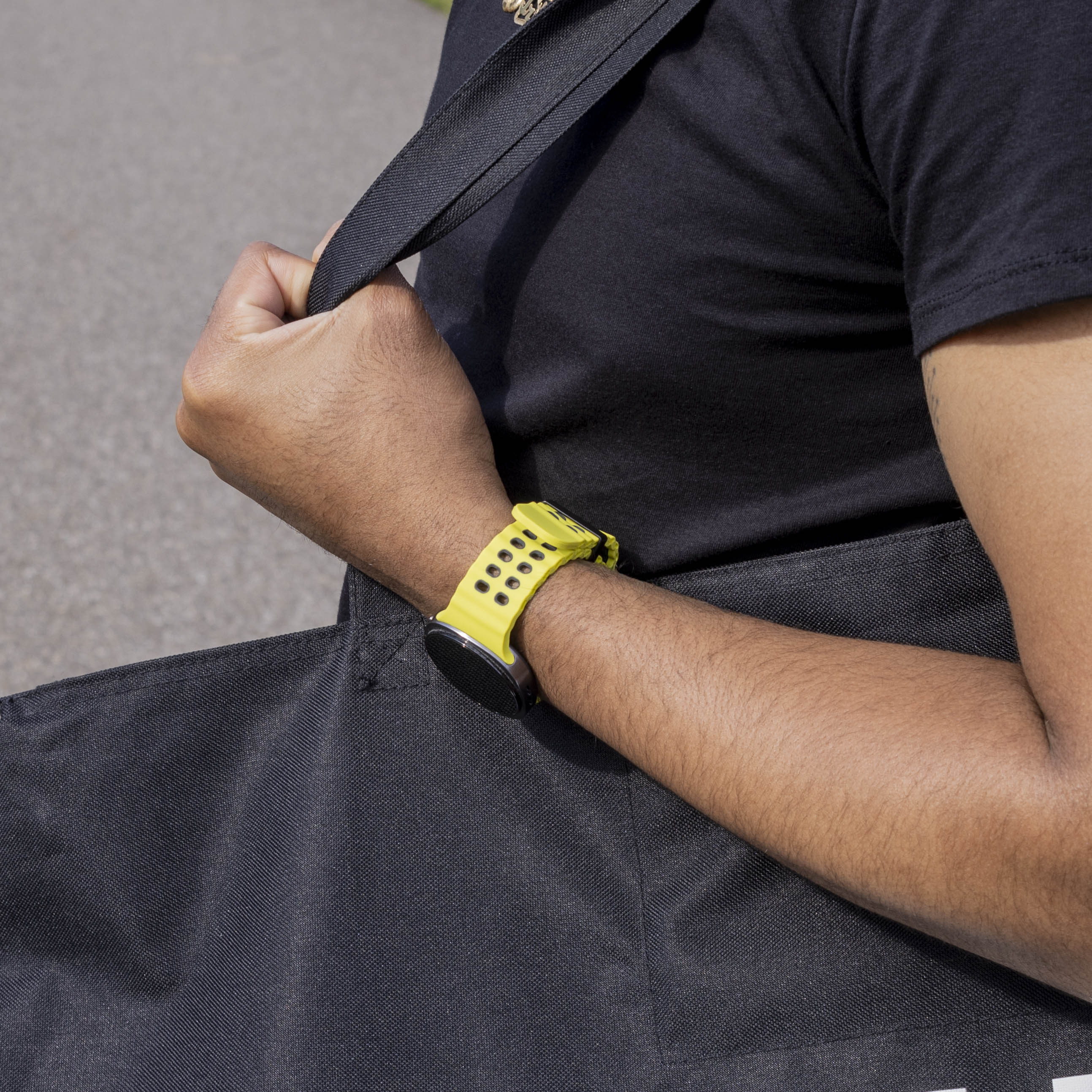 Samsung Galaxy Watch 8 - 40mm Ocean bandje (lime/grijs)