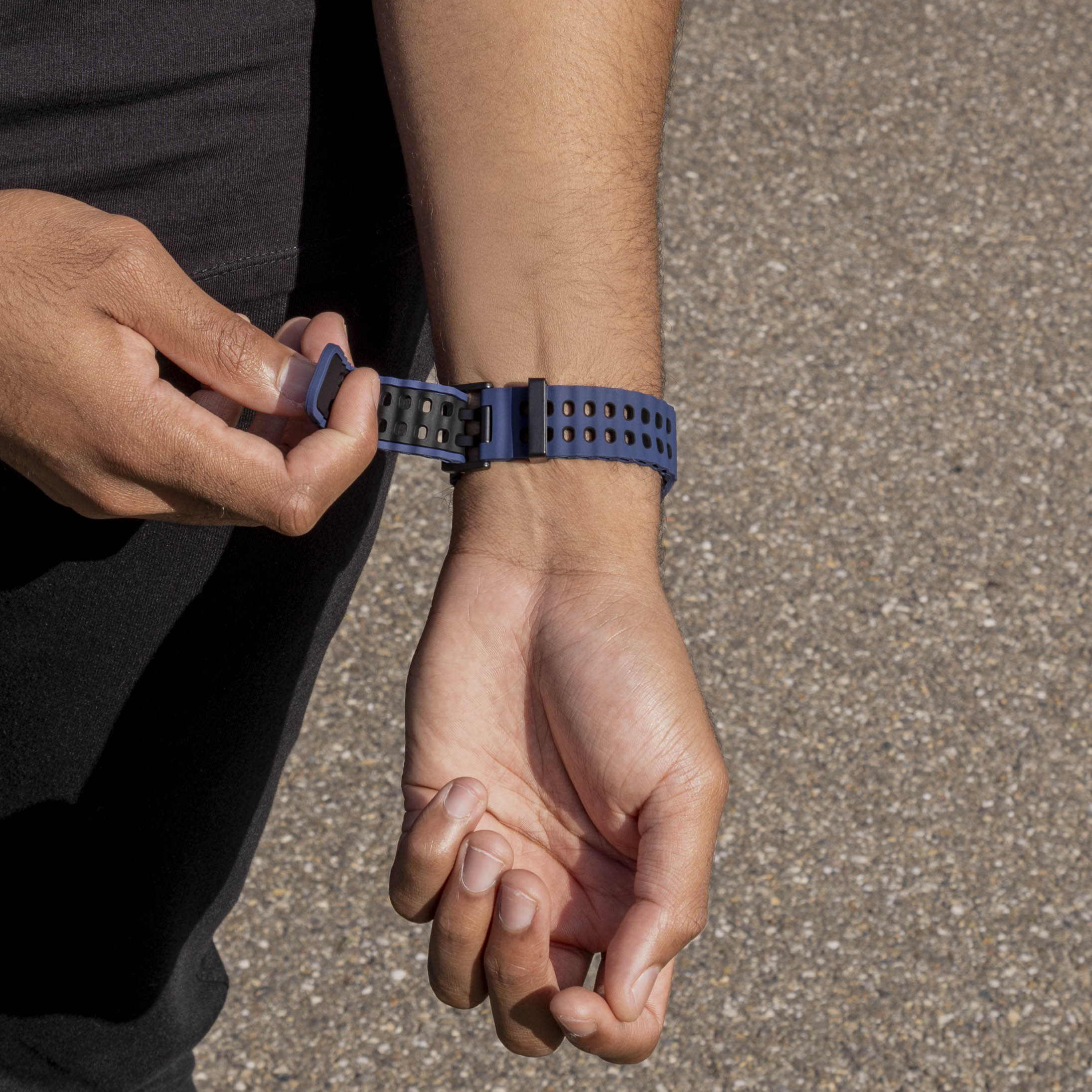 Samsung Galaxy Watch 8 - 44mm Ocean bandje (blauw/zwart)