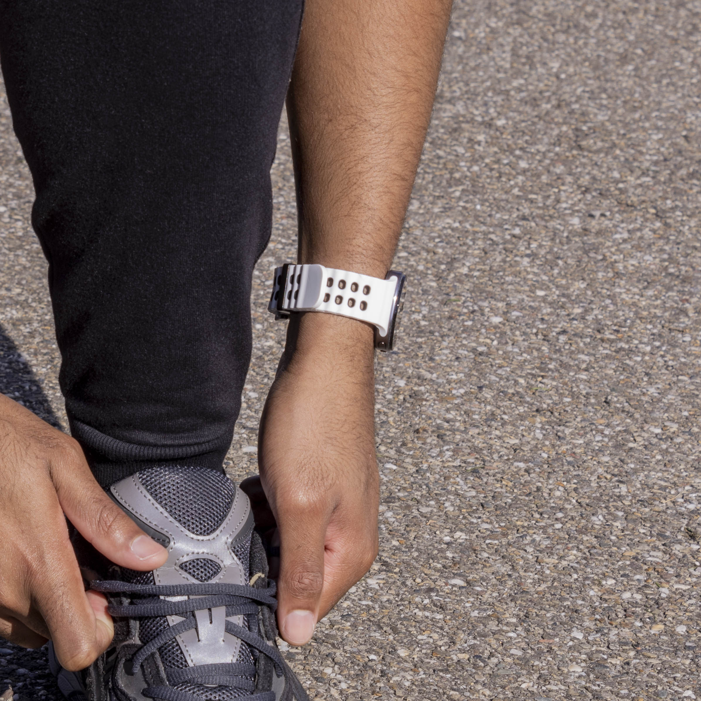 Samsung Galaxy Watch 8 - 44mm Ocean bandje (wit/zwart)