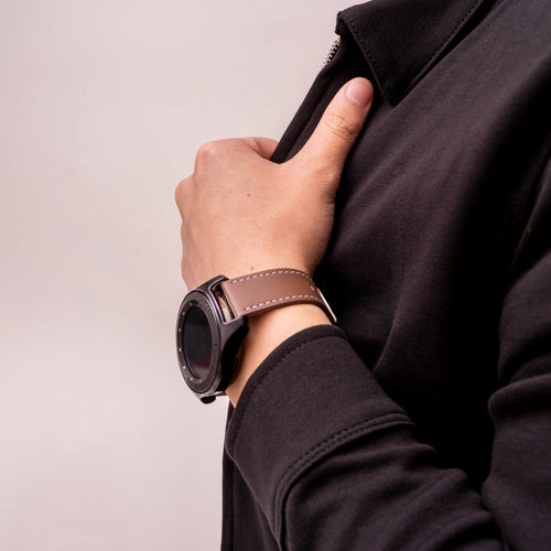 CMF Watch Pro 2 'one push' leren bandje (donkerbruin)