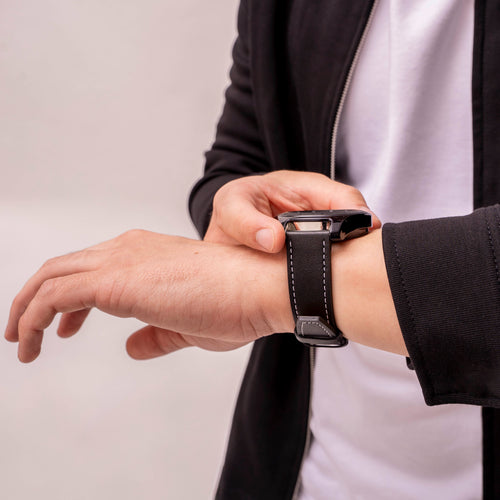 CMF Watch Pro 2 'one push' leren bandje (zwart)