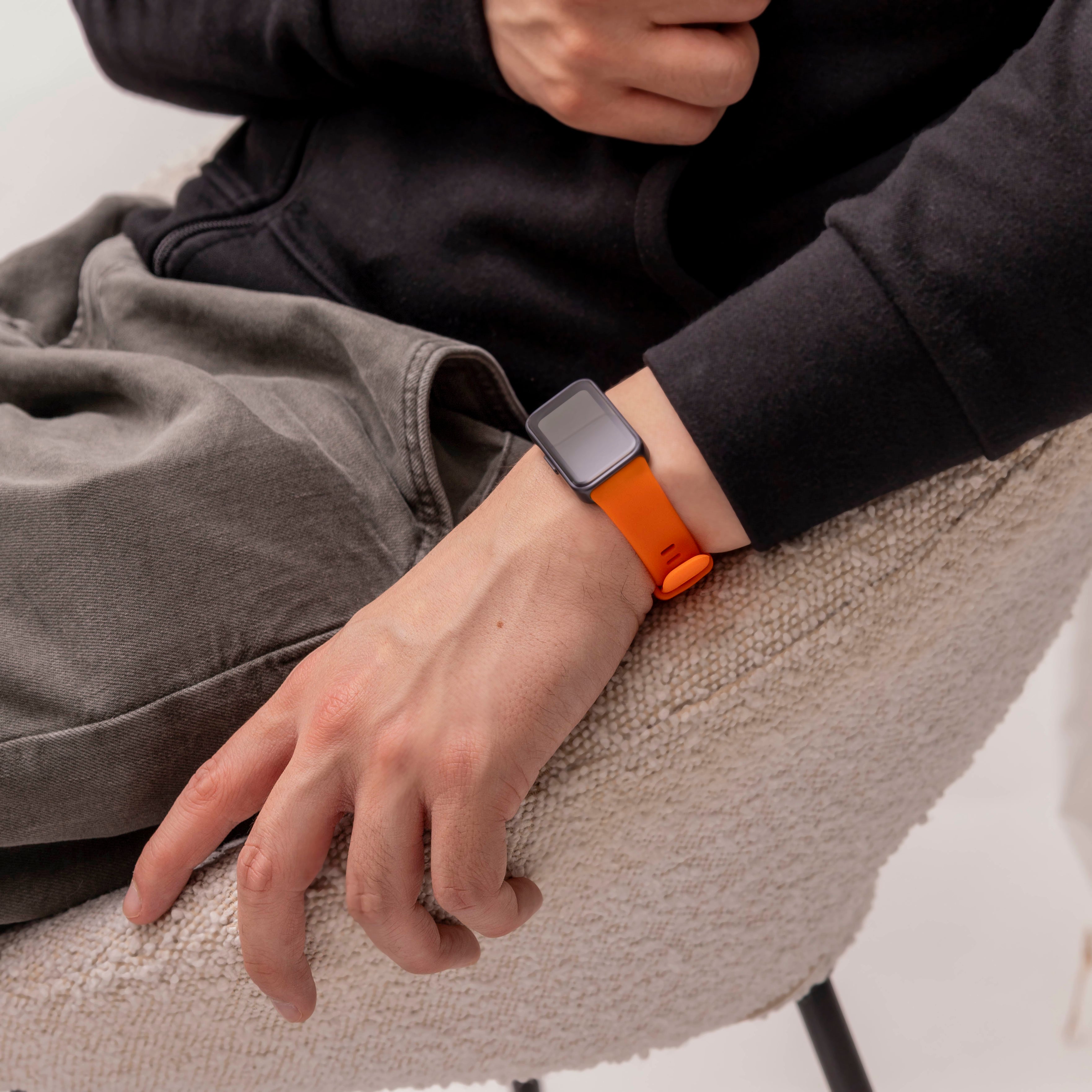 Huawei Band 8 classic siliconen bandje (oranje)