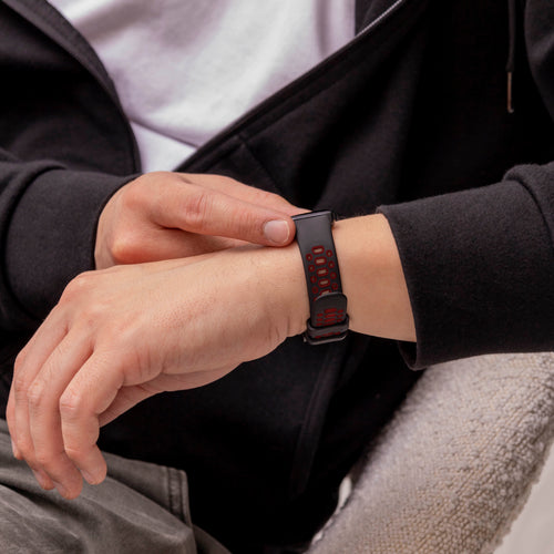 Huawei Band 9 sport bandje (zwart/rood)