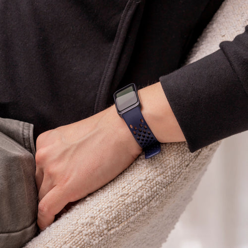 Huawei Band 10 siliconen air bandje (donkerblauw)