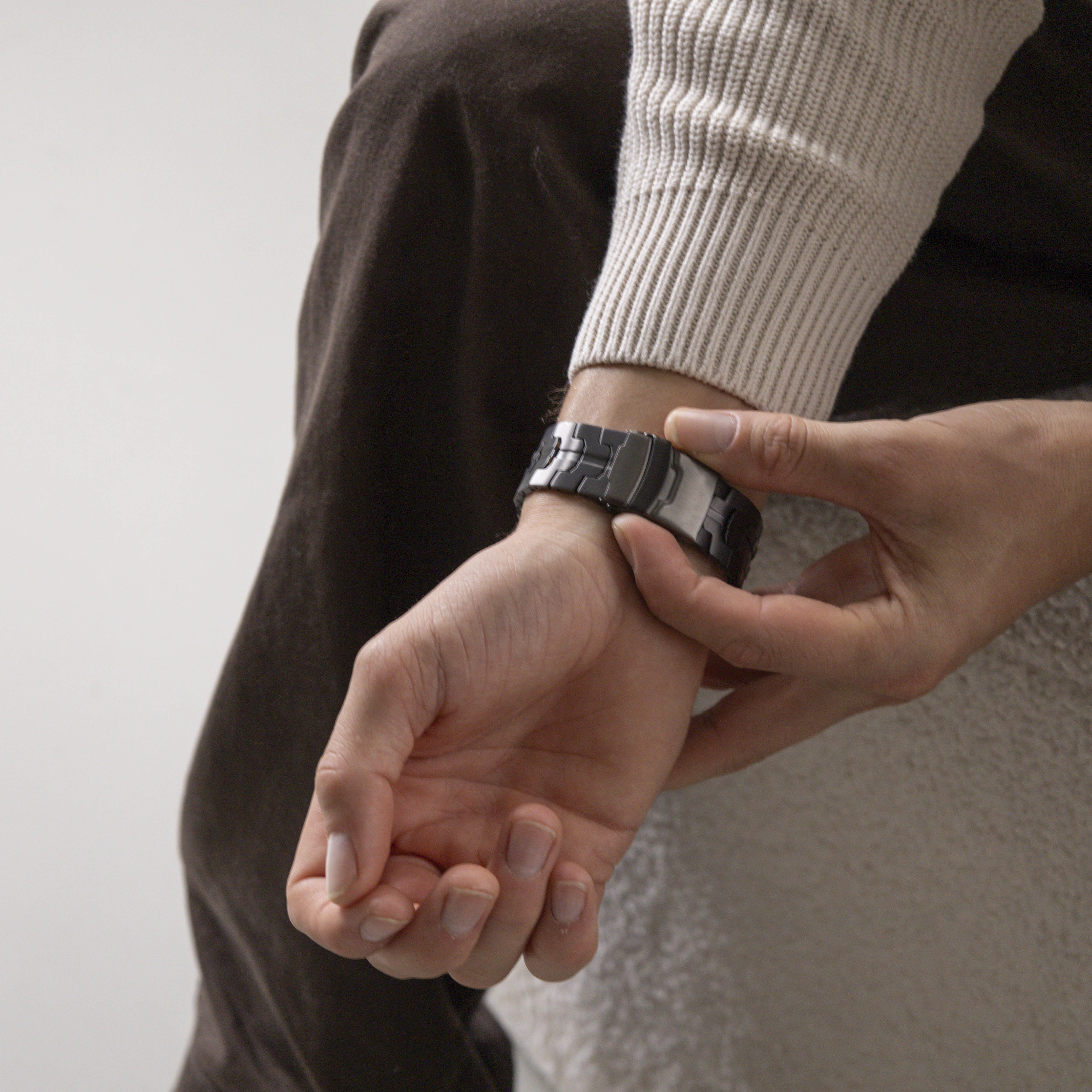 Samsung Galaxy Watch Ultra 'Iron' titanium band (grafiet)