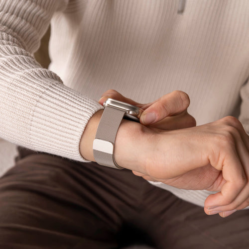 Apple Watch Milanees bandje (sterrenlicht)