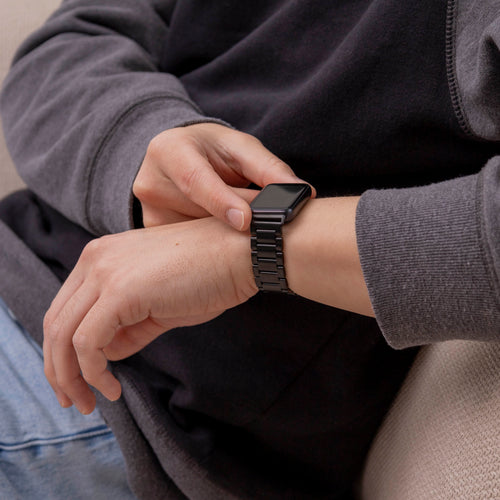 Samsung Galaxy Fit 3 Steel Strap (Black)