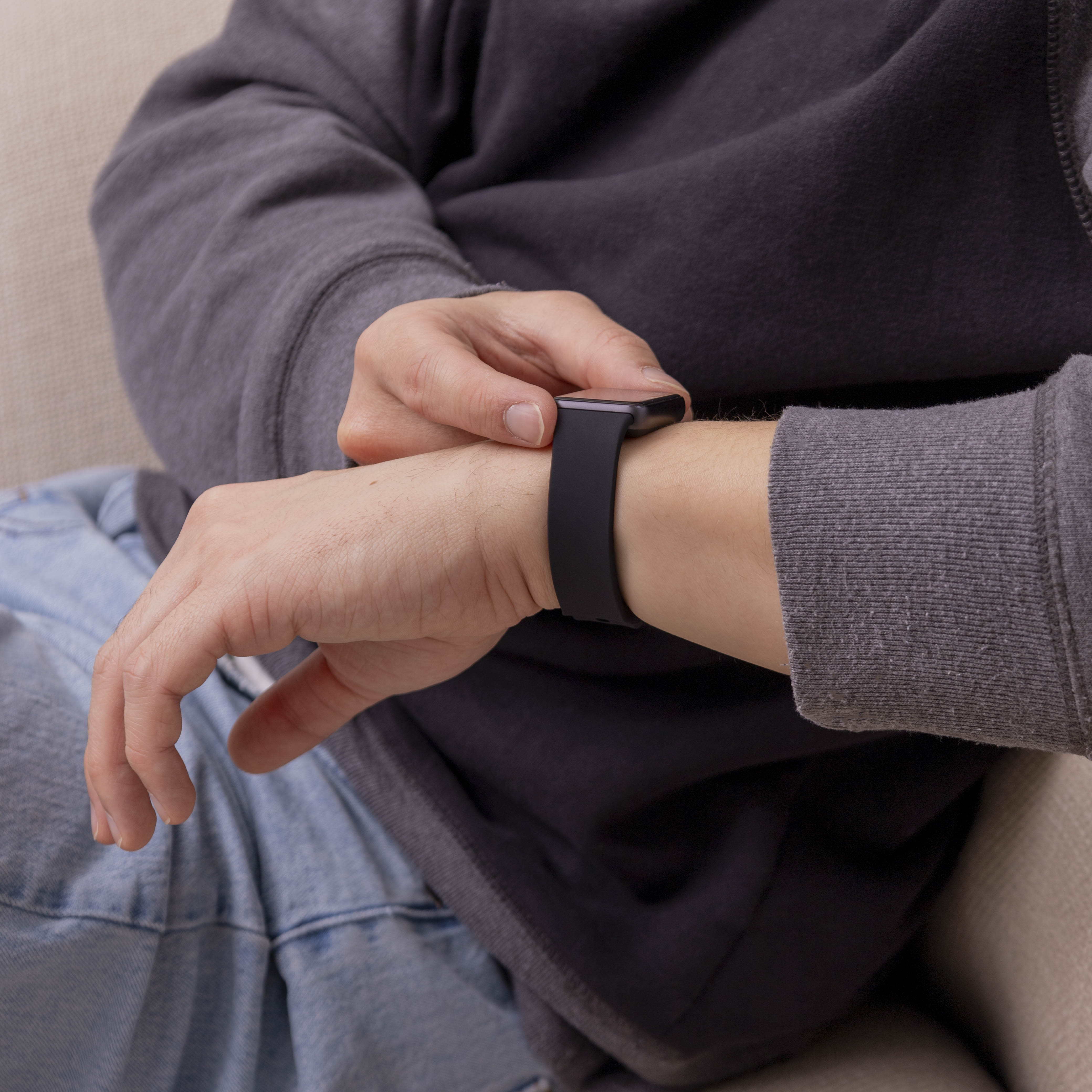 Samsung Galaxy Fit 3 siliconen bandje (zwart) 