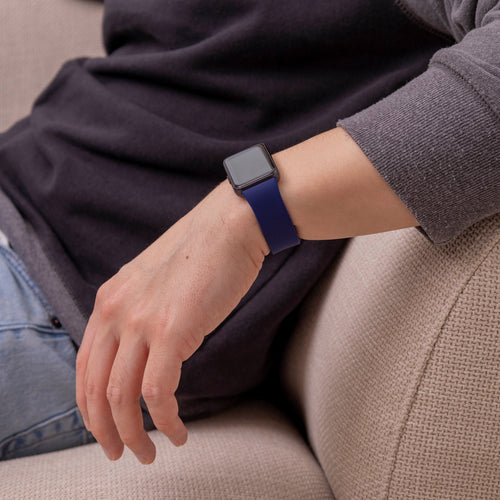 Samsung Galaxy Fit 3 siliconen bandje (donkerblauw)
