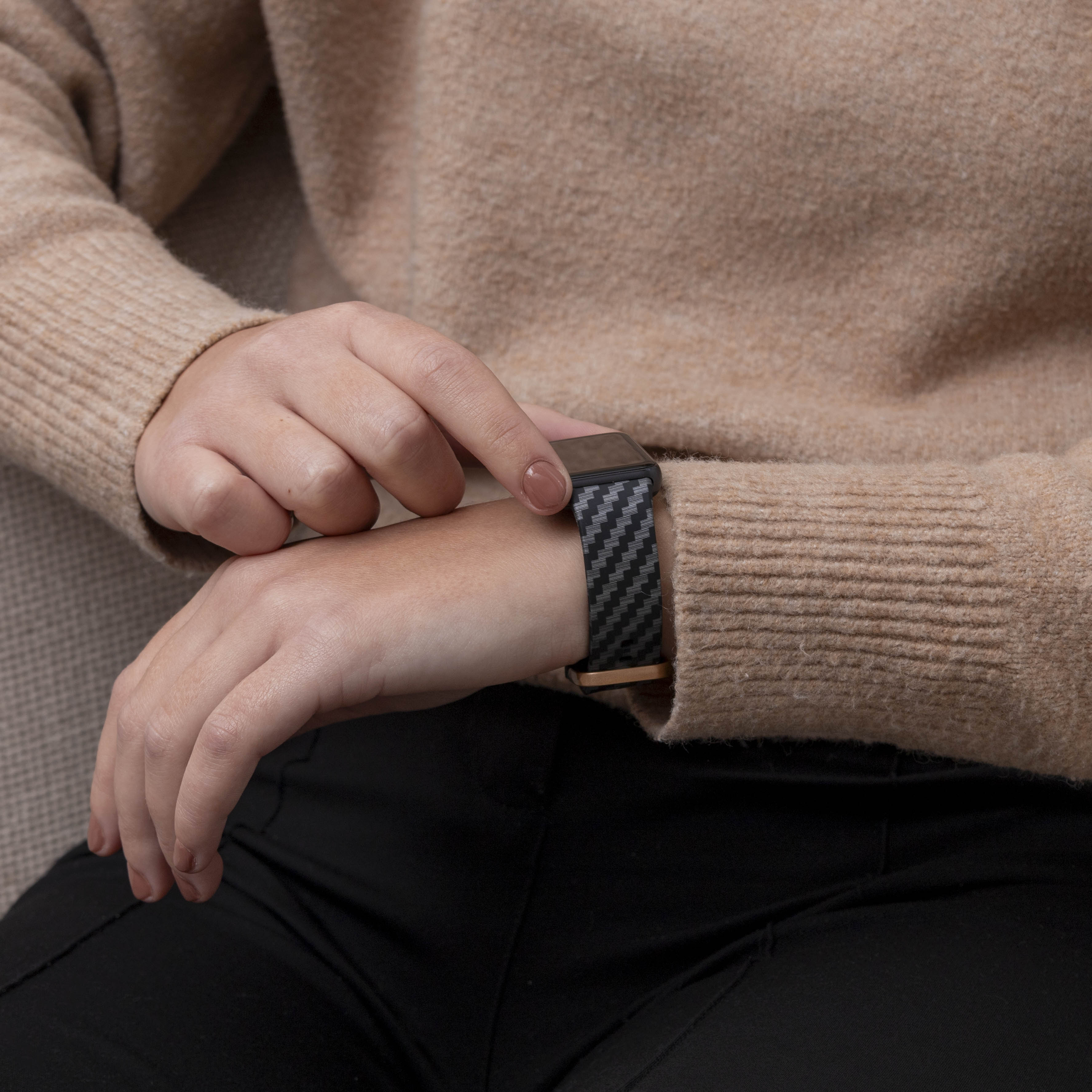 Carbon Fiber Samsung Galaxy Fit 3 bandje