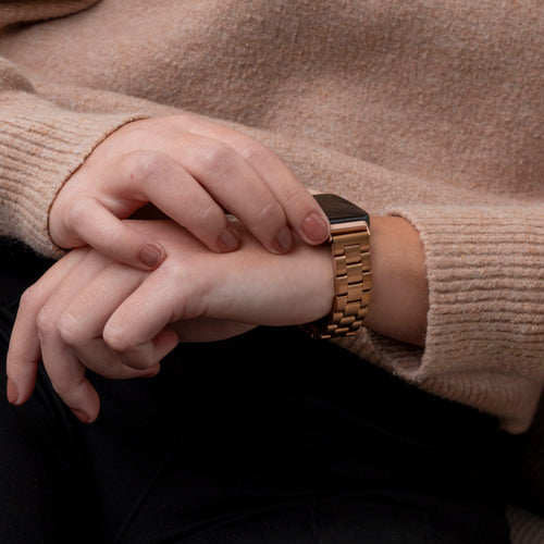 Huawei Band 8 Steel Strap (Rose Gold)