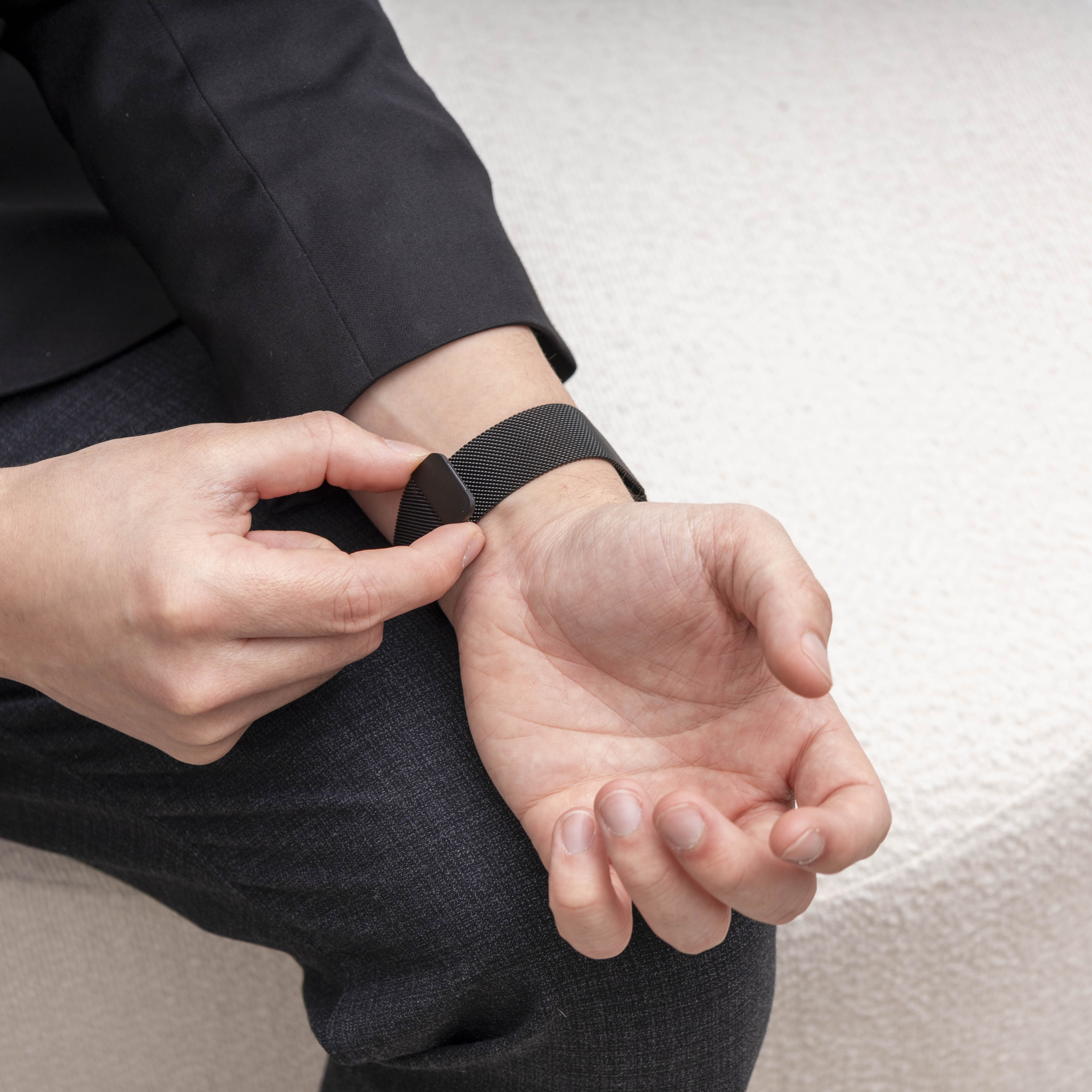 Huawei Watch Fit 4 Milanese band (zwart)