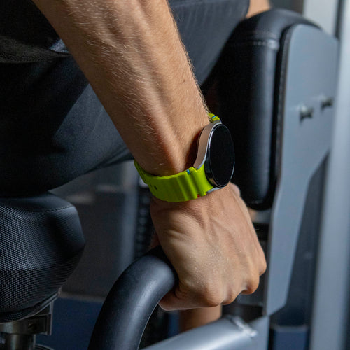 Samsung Galaxy Watch 6 44mm Wave bandje (lime)