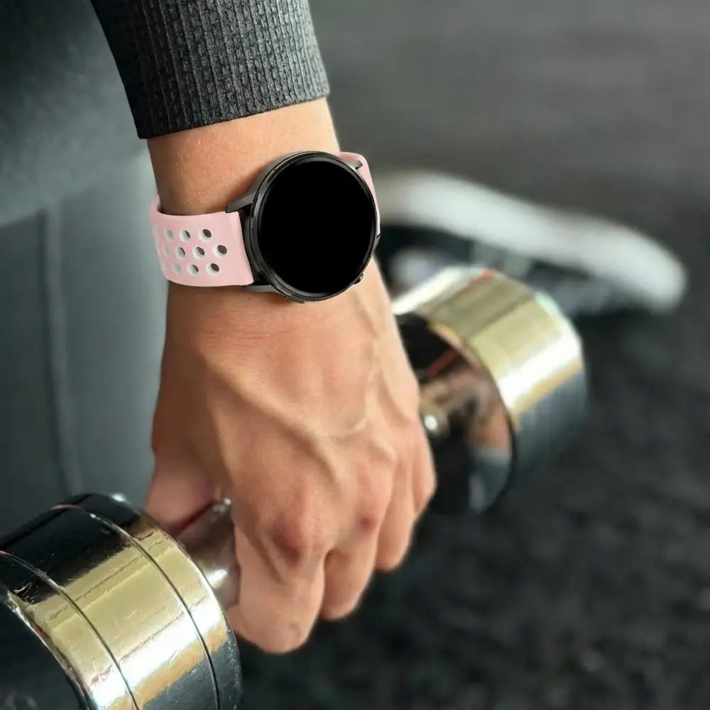 Bandz Garmin Bounce 2 Sport Strap 'Deluxe' (Pink-White)