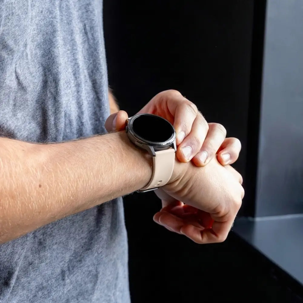 Bandz Garmin Venu sport band 'Deluxe' (sterrenlicht)