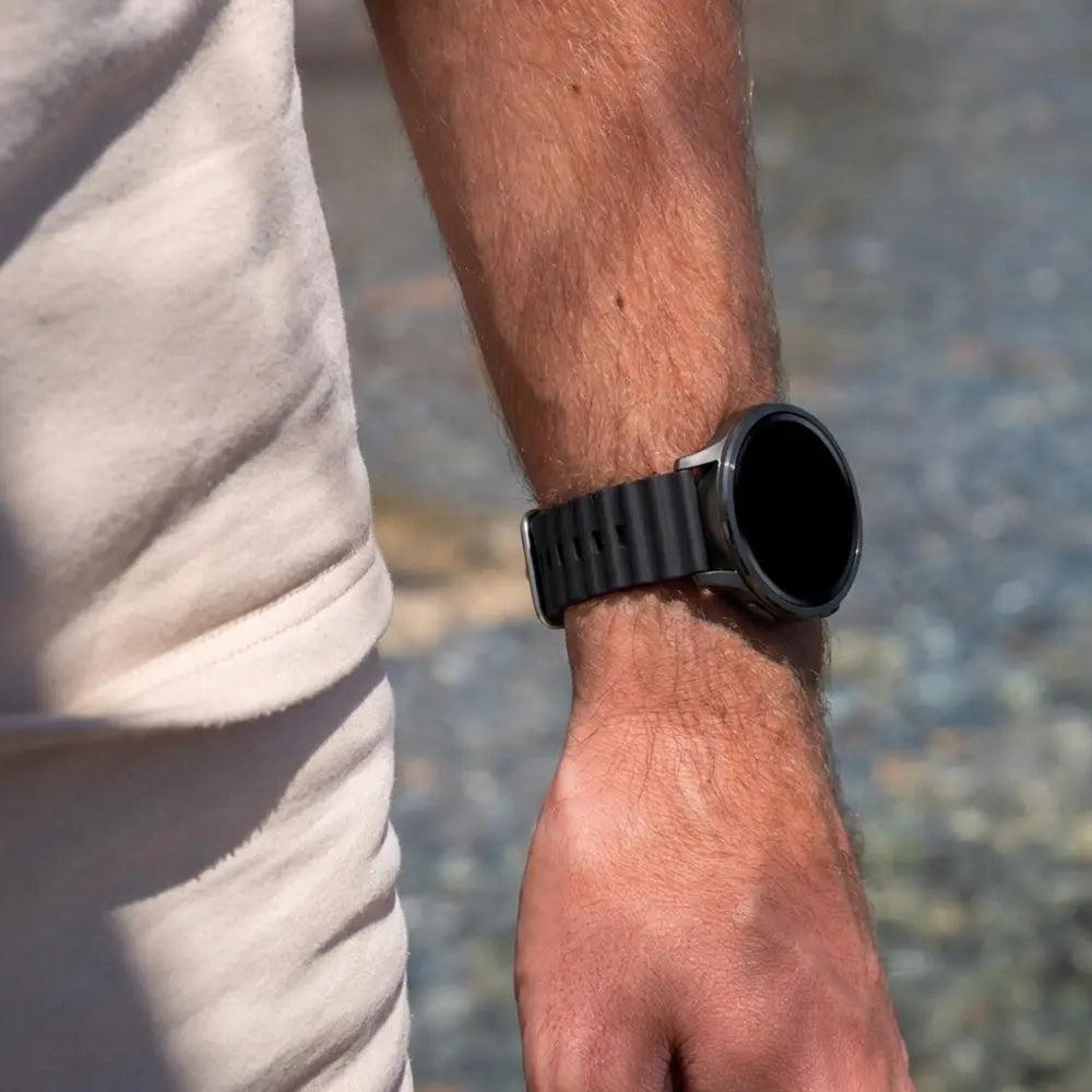 Bandz Garmin Vivoactive 6 Ocean Strap 'Classic' (Black)