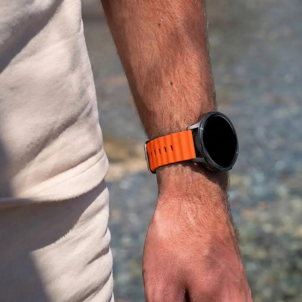 Bandz Garmin Vivoactive 6 Ocean Strap 'Classic' (Orange)