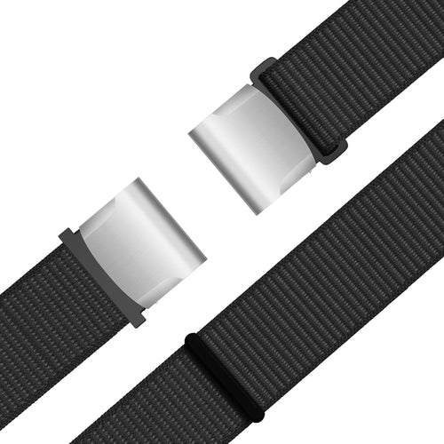 Bandz Garmin Forerunner 965 nylon loop band (zwart)