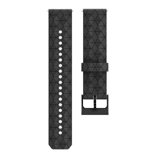 Amazfit Bip U (Pro) Silicone Hexa Strap (Black)