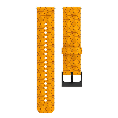 Withings Steel HR - 40mm Silicone Hexa Strap (Orange)