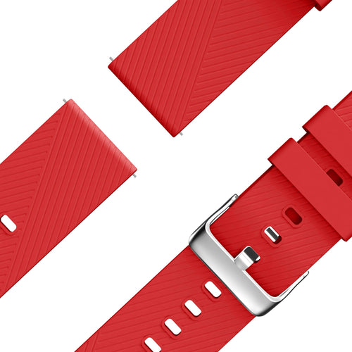 Bandz Realme Watch S (Pro) Silicone Bracelet 'Deluxe' (Red)