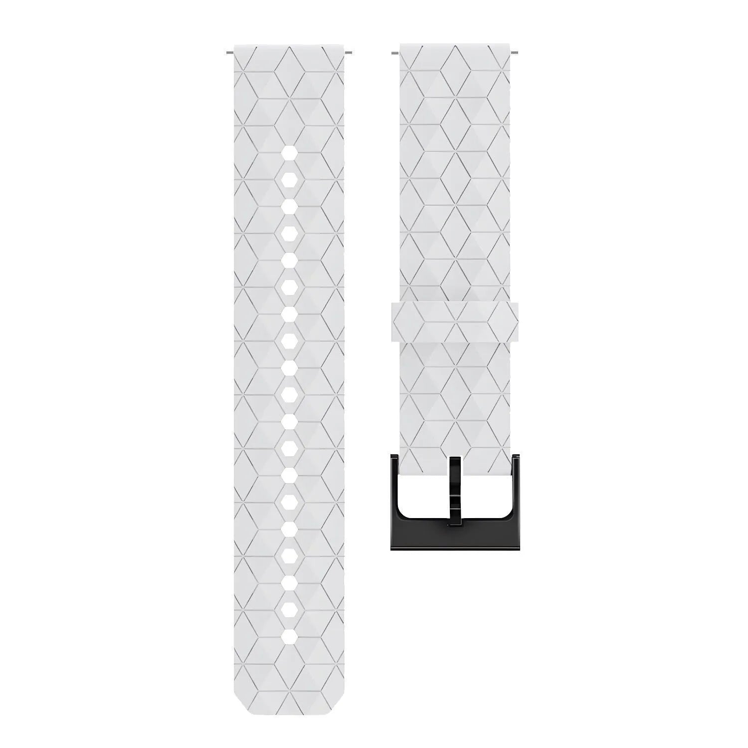 Suunto 9 Peak silicone hexa band (wit)
