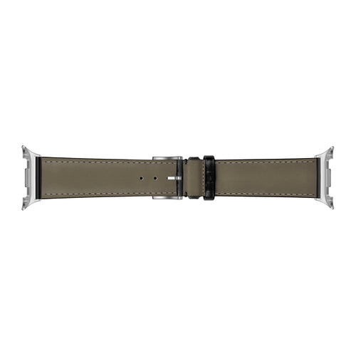 Samsung Galaxy Watch 8 - 44mm leather crocodile band (zwart)