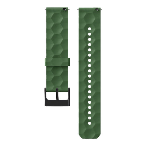 Amazfit Bip 6 silicone hexa band (legergroen)