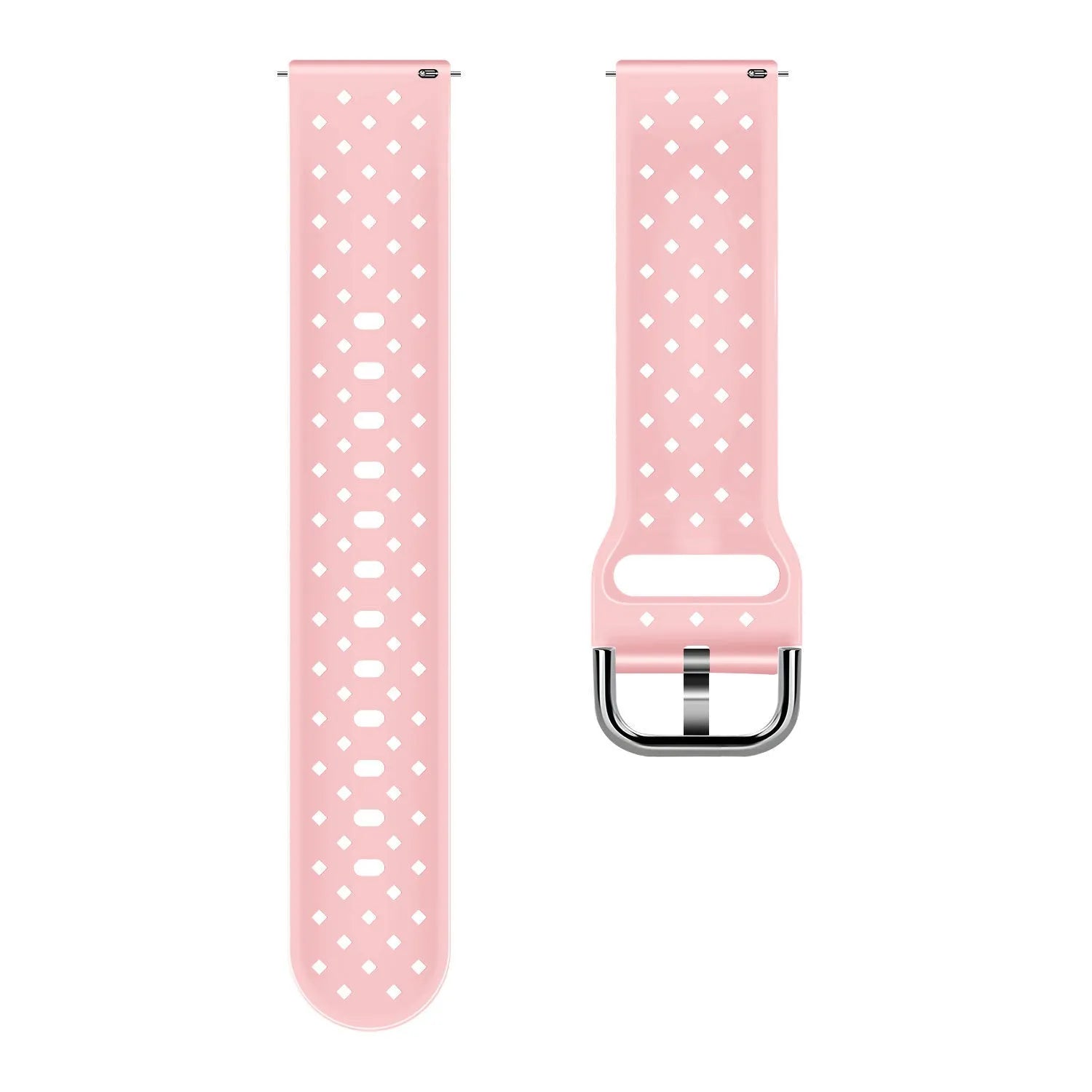 Amazfit GTR Mini gevlochten siliconen bandje (roze)