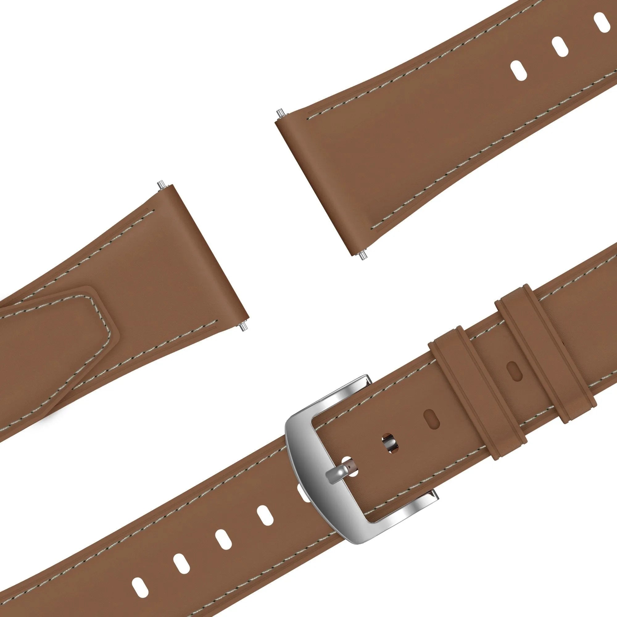 Bandz Gard Pro Health 4 smartwatch lederen band 'Easy fit' (bruin)