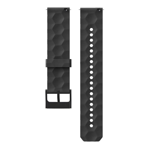 Oppo Watch X2 silicone hexa band (zwart)