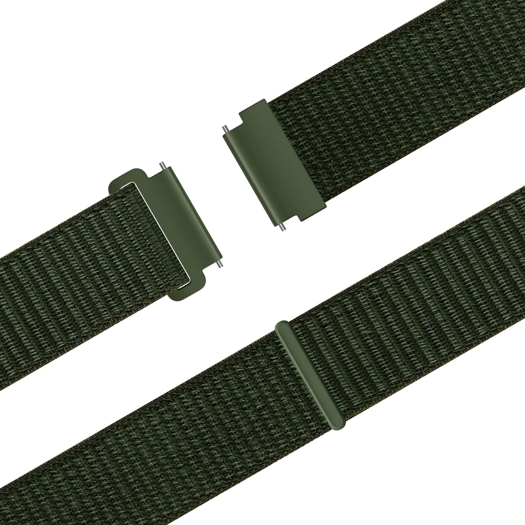 Bandz Amazfit Balance 2 nylon band 'Easy fit' (groen)