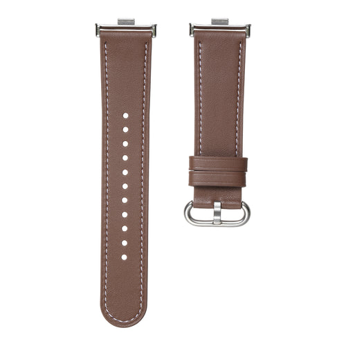 Xiaomi Smart Band 8 Pro leren bandje (donkerbruin)
