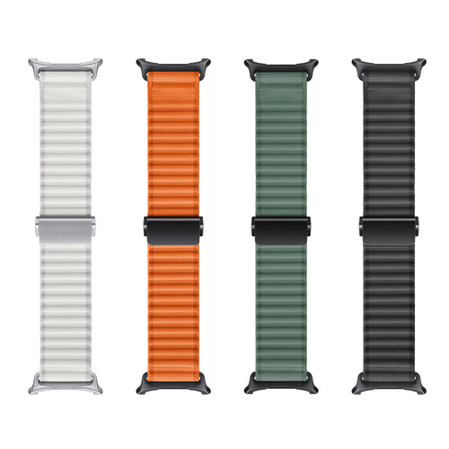 Samsung Galaxy Watch Ultra outdoor nylon bandje (zwart)